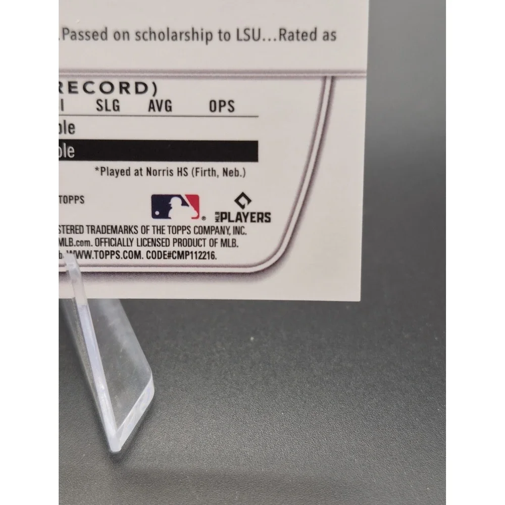 2025 Bowman Chrome Kale Fountain #CPA-KFO 1st Bowman True‎ Purple Auto /250 (AU)